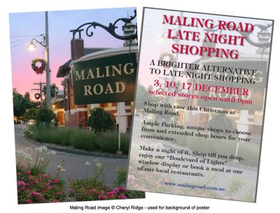 Maling Road Canterbury - suburb of Melbourne