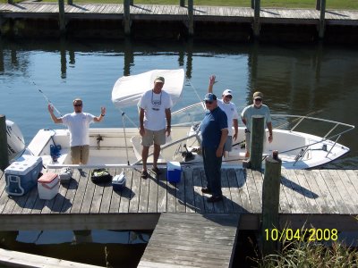 Boat Boys (Davis fibbing about big fish!)
