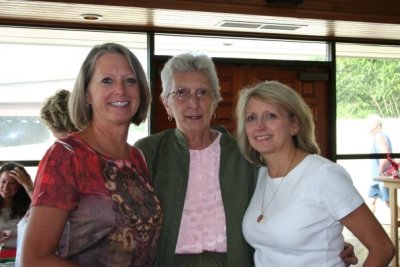Joy, Joann, Jan (sisters with Mom in the middle)