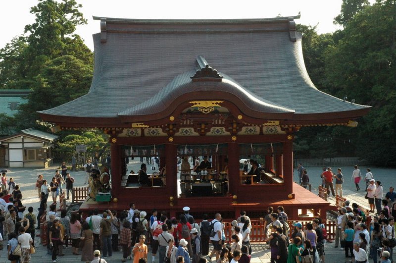 Morceau dun shrine  kamakura