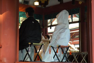 Marriage dans un shrine