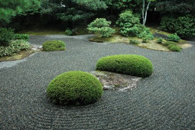 Le jardin des pierres (pas sec, avec des verdures)