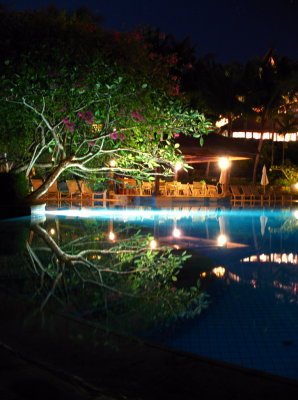 Pool side at Lagoon Resort