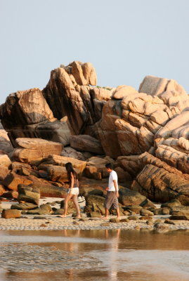 Morning beach walk