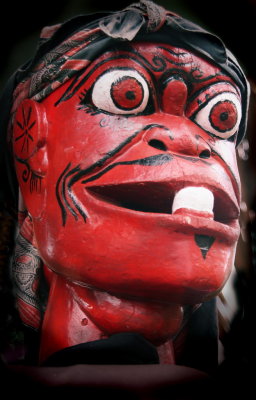 Wayang golek head