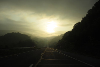 On the Road Sunrise