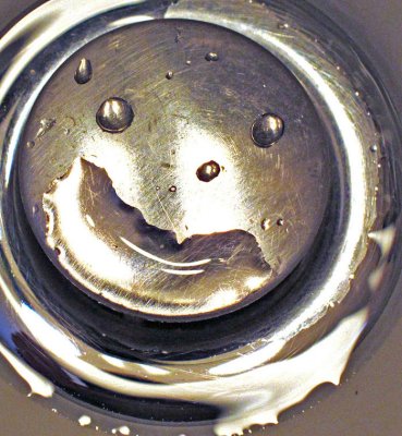 Smiley Face in the Drain Plug..