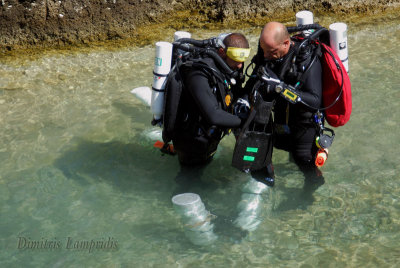 PREPARING  TO  DIVE ...