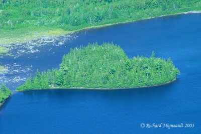 Mont Carleton lac Nictau le en coeur 1m3