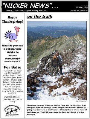 October 2008 Lewis County Chapter Newsletter
