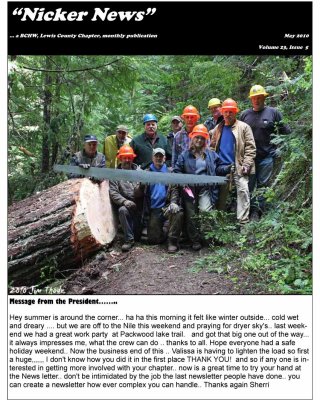 May 2010 Lewis County Chapter Newsletter