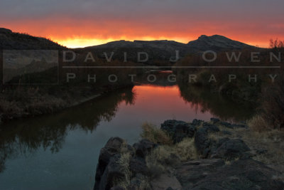 011407-015 Sunset at Rio campsite