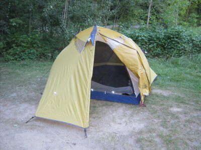 Notre tente (Camping de Plaisance)