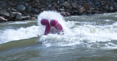 Getting wet
