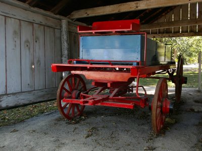 Wagon in the Scale Shed