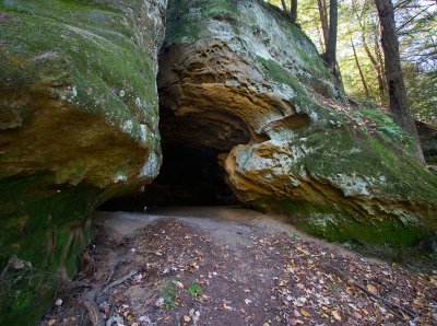 Saltpeter Cave Arch, Hocking County