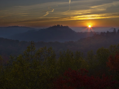 Sunrise at Auxier Ridge