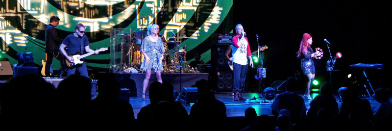 The B-52s in concert, Wolf Trap Farm Park, Virginia July 2010