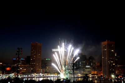 Fireworks Inner Harbor Baltimore