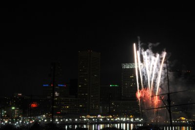 Fireworks Inner Harbor Baltimore