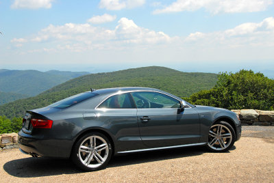 2009 Audi S5 at Shenandoah National Park, Va