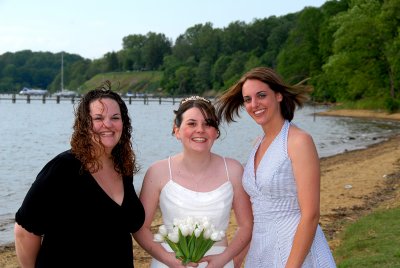 Bride and her Sisters