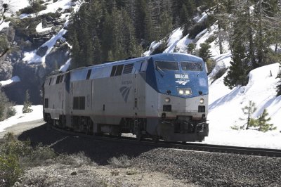 Amtrak at Yuba Gap
