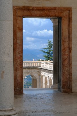 Marble Doorway at Montecassino Abbey