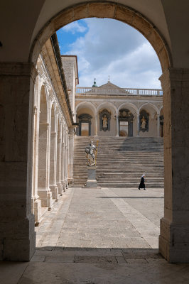 A Nun at Montecassino Abbey