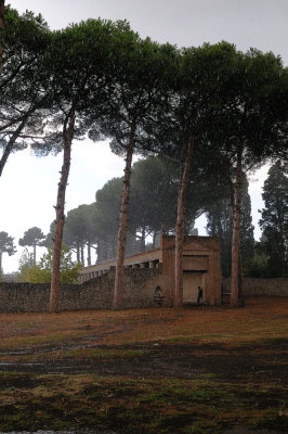 Rain at Pompeii