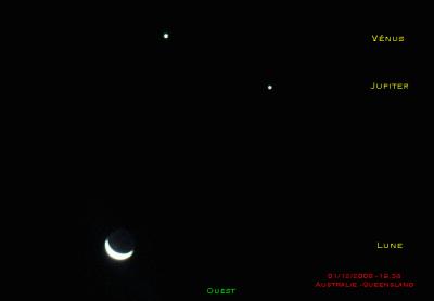 Vnus et Jupiter ont fait les yeux pour un sourire de lune.
Smiling moon helped with jupiter and Venus for eyes. :)