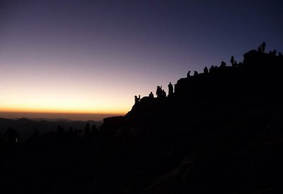 Photographers waiting the sunrise