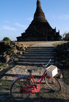 Red bicycle