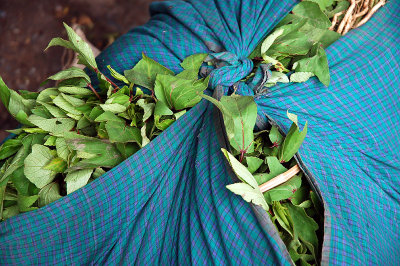 Leaf, market, Myanmar
