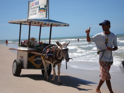 Bar service, Canoa Quebrada, Brazil