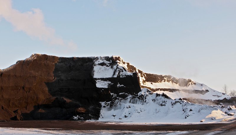 Snow, coal and sunlight!