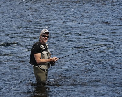 Gustaf fly-fishing