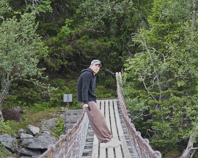 Suspension Bridge Handl Rapids.