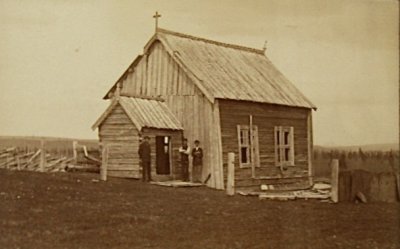 Handl Church befor the restoration in 1891.