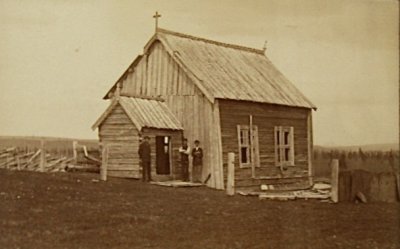 Handl Church before the restoration in 1891.