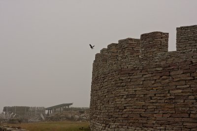 Walls of Eketorp Stronghold.