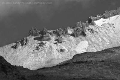 Shasta, Casaval Ridge from Old Ski Bowl