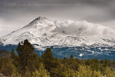Mount Shasta from Pluto's Cave
