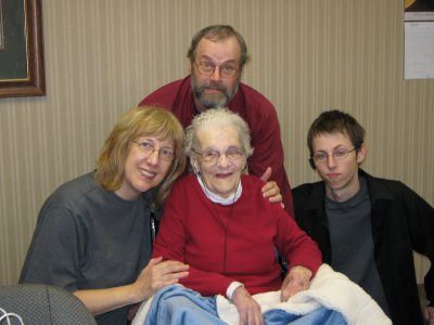 Diane, Bruce, Grandma C. & Josh