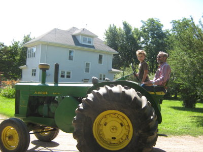 Chris/Bruce Tractor Ride