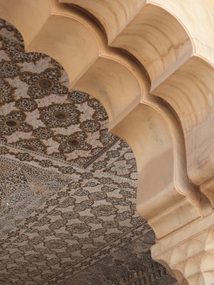 Amber fort ceiling detail (3/1/09)