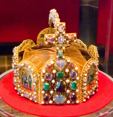 Imperial Crown of the Holy Roman Empire (copy on display in Aachen city hall)