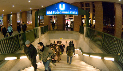 Entrance to subway station