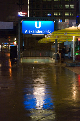 Subway station at Alexanderplatz