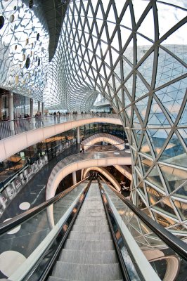 Riding up the longest escalator IV